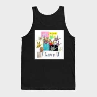 ASL I Love You Medley Tank Top